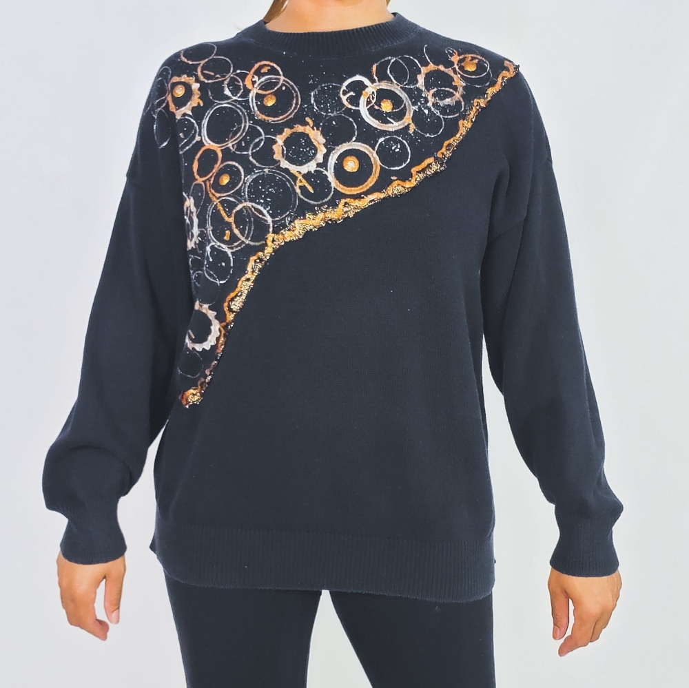 Custom Hand Painted Sweater View 4